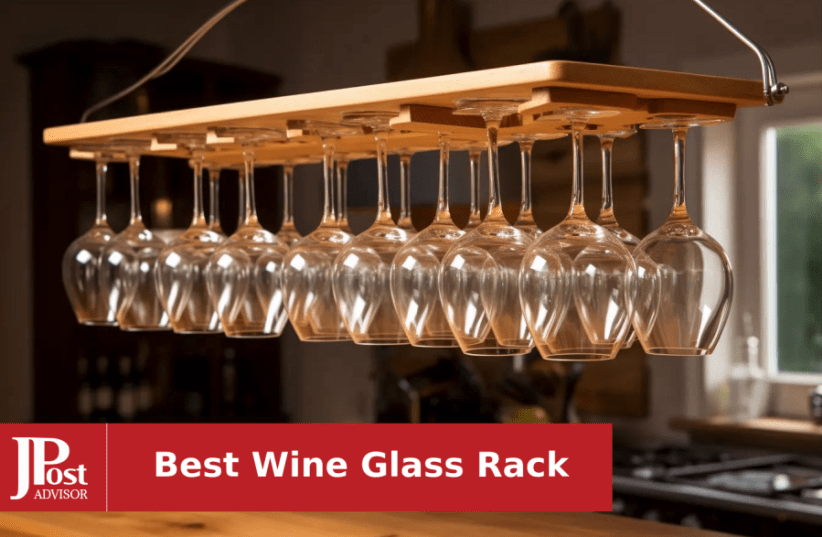 Six Wine Glass Drying Rack- Bronze