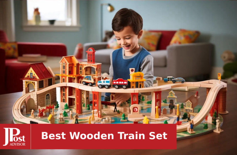 Wooden train track building blocks DIY accessories track extension