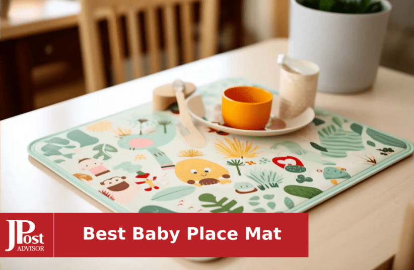 UpwardBaby Silicone Placemats for Toddlers - Suction Baby Placemat for Restaurants & Home - Set of 2 - Kids Placemat for Dining