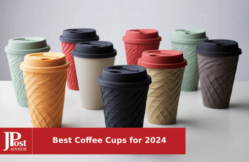 50] Plastic Cups with Lids 10 oz, Iced Coffee Go Cups and Lids