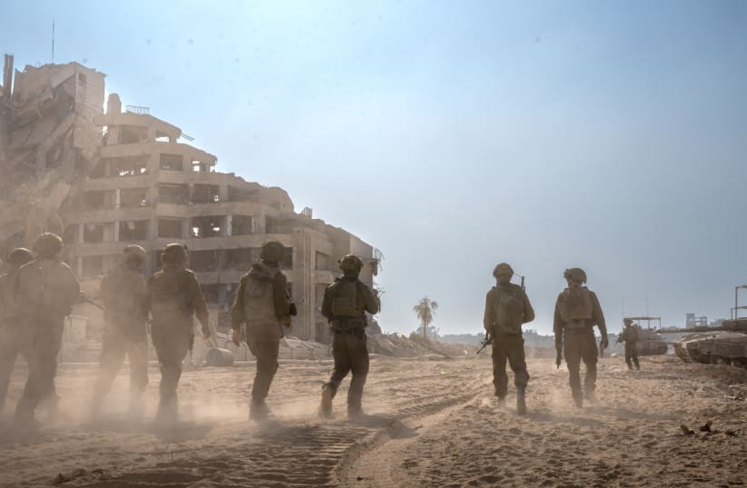  Israeli forces operate in the Gaza Strip on January 2, 2023 (photo credit: IDF SPOKESPERSON'S UNIT)