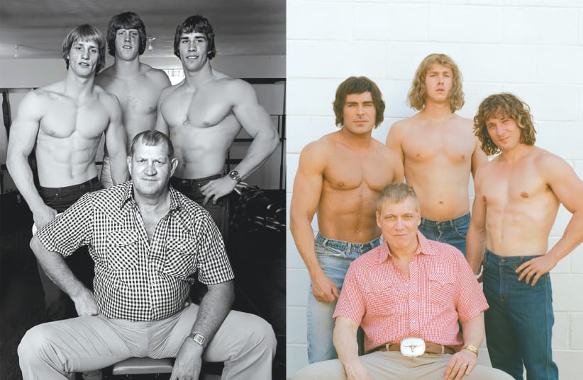  THE VON ERICH clan, then and now. (photo credit: A24/Lev Cinemas)