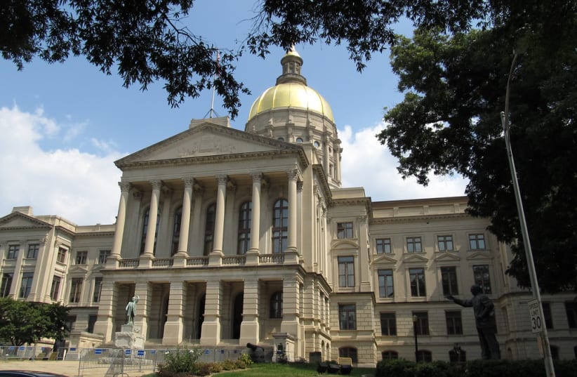  The Georgia State Capitol, in Atlanta, Georgia, in the United States. September 6, 2011. (photo credit: FLICKR)