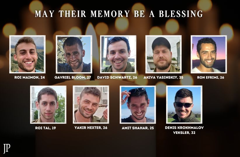  The IDF announced the names of nine fallen soldiers. January 9, 2024 (photo credit: IDF SPOKESPERSON'S UNIT, JERUSALEM POST STAFF)