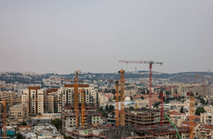  City of cranes, Israel’s national bird (as the joke goes).  (photo credit: FLASH90)