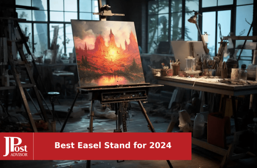 WOODEN EASEL STAND > 17 Tall Easel Portable Tripod Holder Tabletop Stand,  Hold Canvas Art up to 14, 2 Pack Buy from e-shop