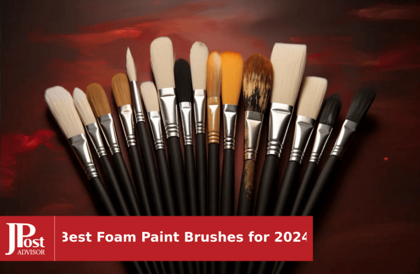Bates Choice Bates- Foam Paint Brushes 26 Pack 1 2 & 3 Sponge Brushes Sponge Paint Brush Foam Brushes for Painting Foam Brushes for Staining Paint
