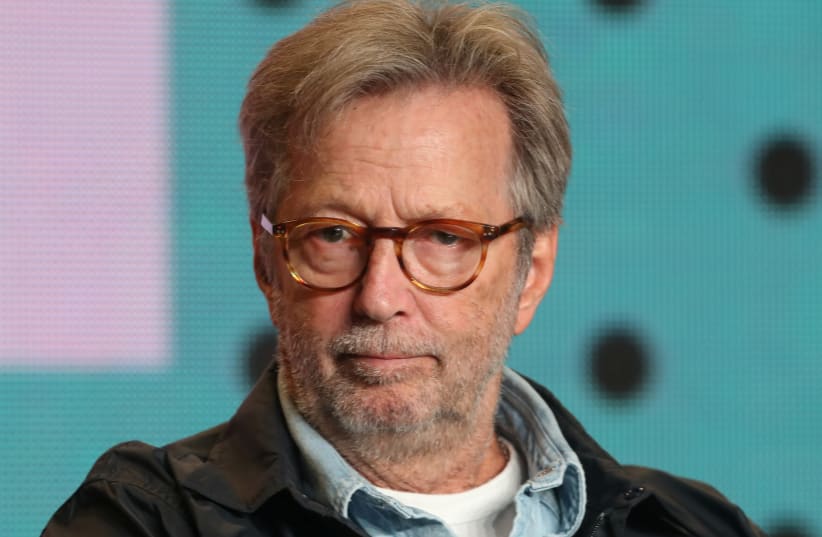 Eric Clapton reportedly didn’t mention the more-than-130 hostages. Clapton in 2017.  (photo credit: FRED THORNHILL/REUTERS)