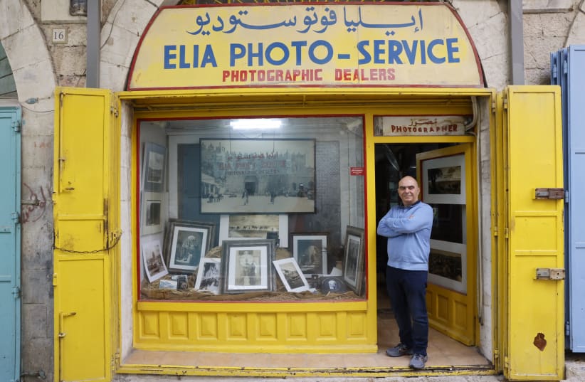  Elia Photo – Service has been a fixture in the Old City since 1949.  (photo credit: Marc Israel Sellem/with Elia Kahvedjian)