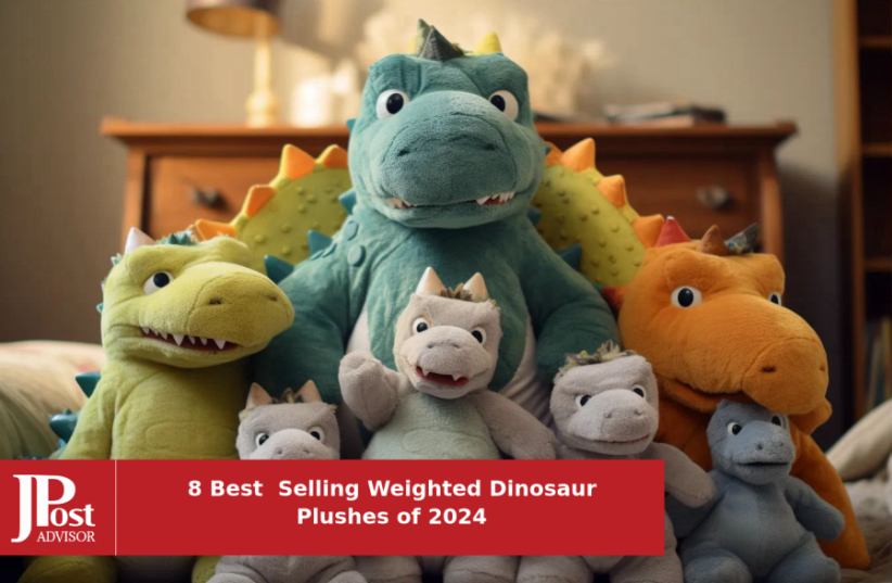  8 Best Selling Weighted Dinosaur Plushes for 2024 (photo credit: PR)