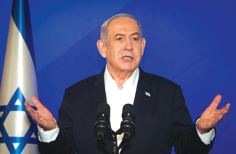  ‘AS I LISTENED to Prime Minister Benjamin Netanyahu’s news conference last Thursday, I was convinced that despite the ongoing war with Hamas, we urgently need new elections,’ says the writer. (photo credit: Yariv Katz/Flash90)
