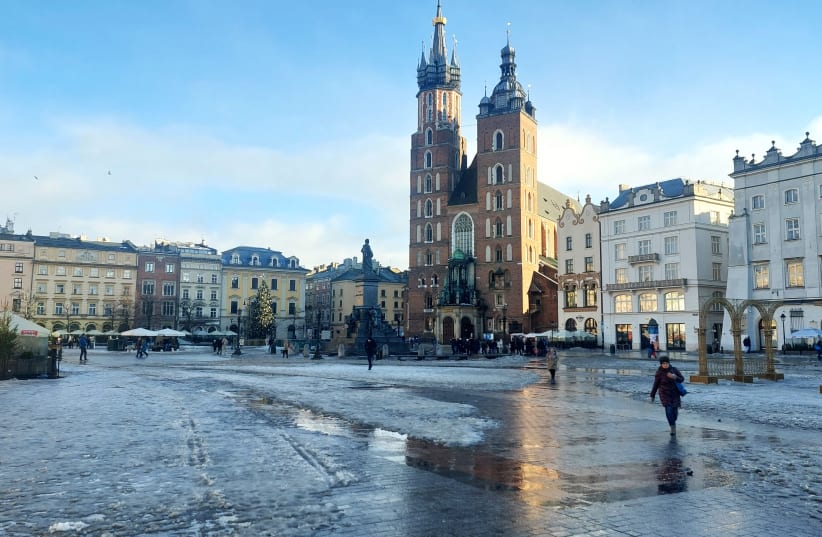  Krakow's famous market square (photo credit: @MarkDavidPod   )