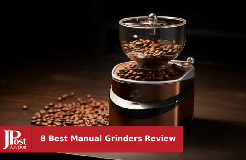 VEVOK CHEF Manual Coffee Grinder Stainless Steel Burr Grinder 6