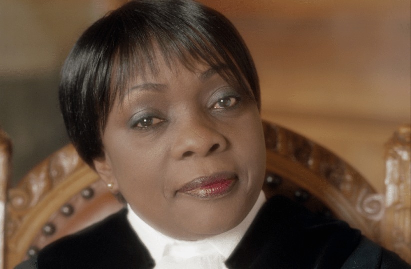  Julia Sebutinde, the only judge on the International Court of Justice to vote against all the provisional measures levied at Israel over its war in Gaza and alleged violations of the Genocide Convention. (photo credit: INTERNATIONAL COURT OF JUSTICE)