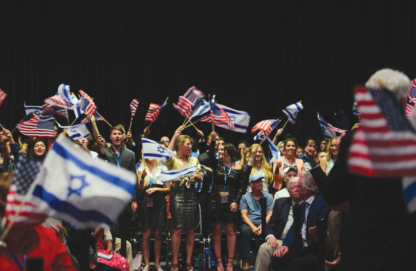  Algunos de los miles de cristianos partidarios de Israel en la Cumbre de CUFI en Washington, julio de 2019. (photo credit: CHRISTIANS UNITED FOR ISRAEL)