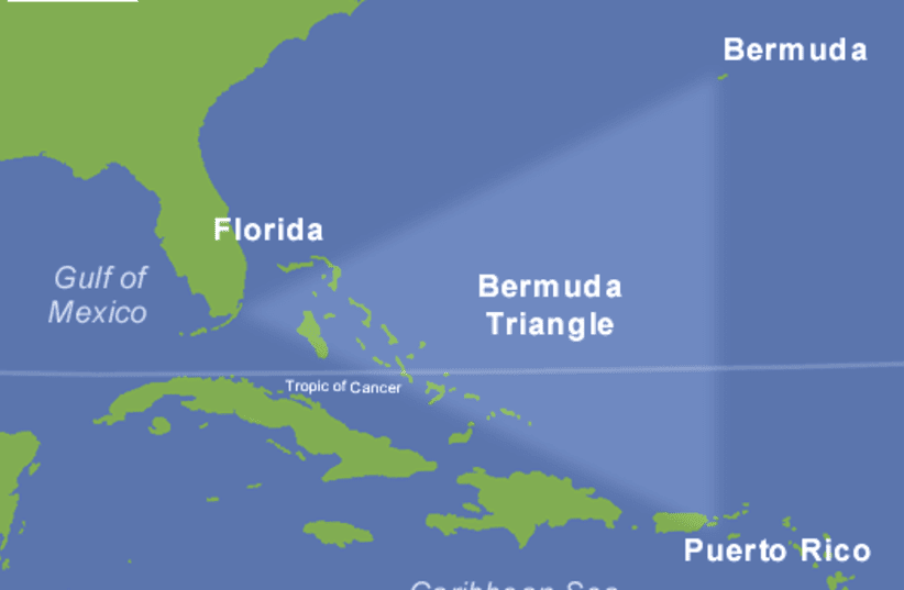  Trayectorias de todos los huracanes del Atlántico entre 1851 y 2019. Muchas tormentas pasan por el Triángulo de las Bermudas. (photo credit: Wikimedia Commons)