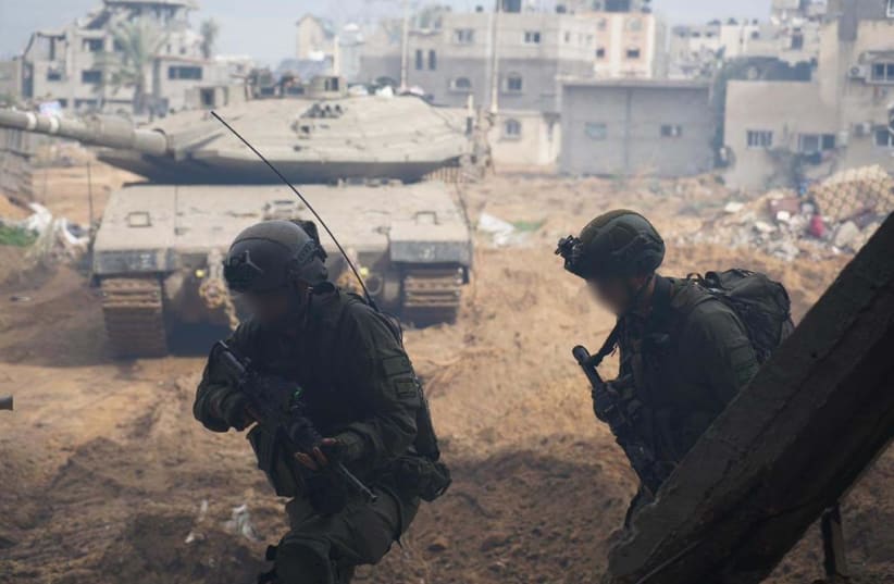 IDF soldiers operating in the Gaza Strip February 3rd, 2024. (photo credit: IDF SPOKESPERSON UNIT)