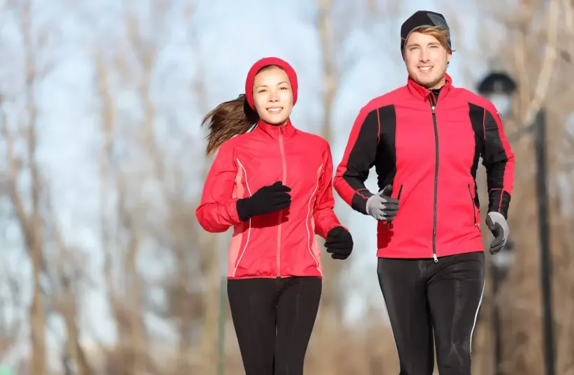  in winter? run outside? This turns out to have some interesting benefits (photo credit: SHUTTERSTOCK)