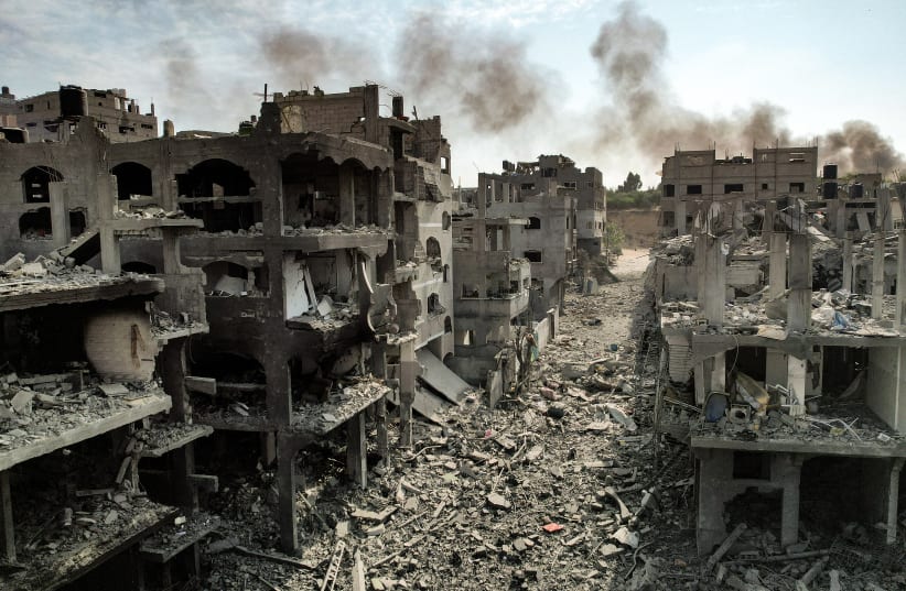  JABALIYA, GAZA CITY, seen on October 11, 2023. (photo credit: Yahya Hassouna/AFP via Getty Images)