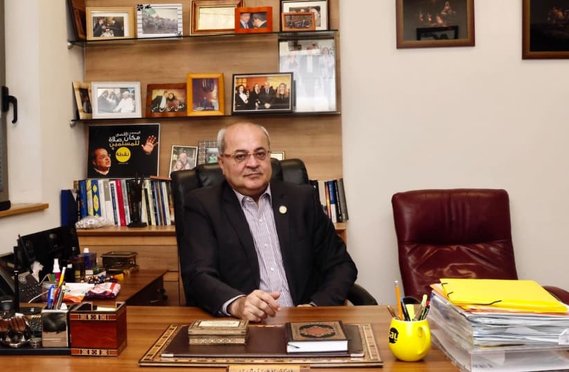  MK Ahmed Tibi in an exclusive interview. (photo credit: MARC ISRAEL SELLEM)