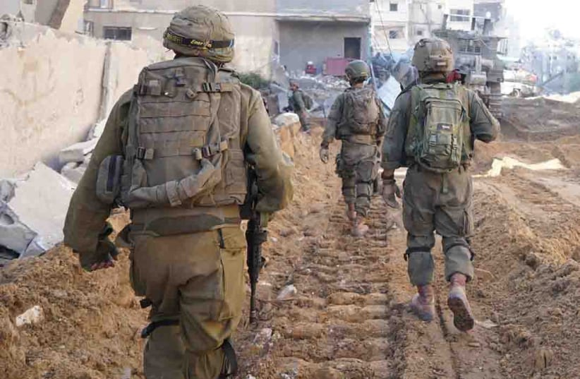   IDF operations in the Gaza Strip. (photo credit: IDF SPOKESPERSON UNIT)