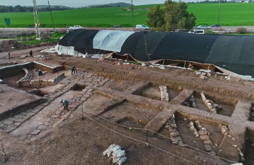  The excavation of the Israel Antiquities Authority at Megiddo (photo credit: EMIL ALADJEM/ISRAEL ANTIQUITIES AUTHORITY)