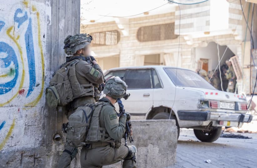  Israeli soldiers operate in the Gaza Strip, February 15, 2024 (photo credit: IDF SPOKESPERSON'S UNIT)