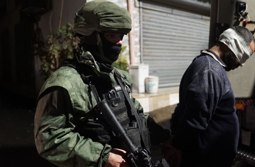  La Policía de Israel, en colaboración con las FDI y el Shin Bet, ha acusado a 26 residentes de Cisjordania desde el inicio de la guerra entre Israel y Hamás, 11 de enero de 2024. (photo credit: IDF SPOKESMAN’S UNIT)