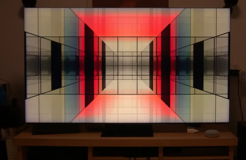   The QN900C – the flagship TV for the Neo QLED series /  (photo credit: Niv Lilian, Walla. Screenshot)