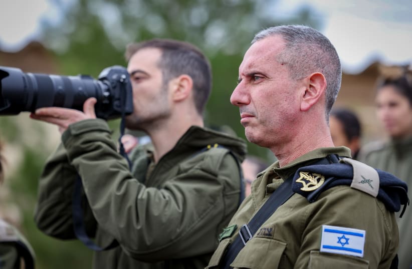  IDF Spokesperson Daniel Hagari seen in the Northern Command, November 28, 2023 (photo credit: David Cohen/Flash90)