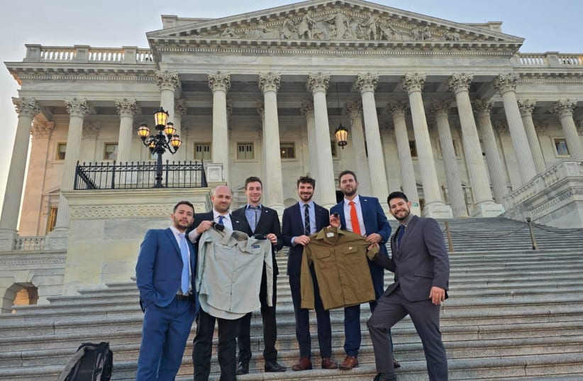 Young Israeli-Americans return from battle to take up their next fight on Capitol Hill (photo credit:  BENAYA CHERLOW)
