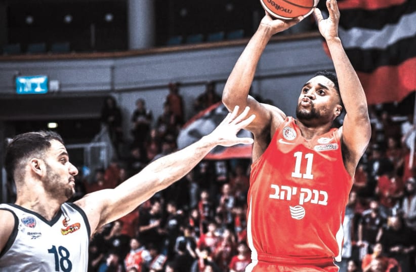  BRYNTON LEMAR and Hapoel Jerusalem have a big month coming up, with key games in Europe and locally (photo credit: YEHUDA HALICKMAN)
