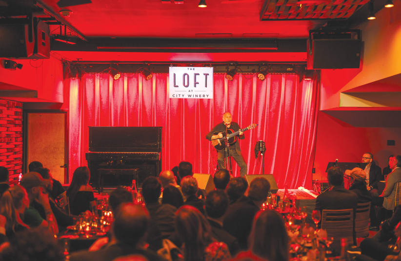  DAVID BROZA performs at a benefit at City Winery for Israel ParaSport Center, in New York earlier this week.  (photo credit: Courtesy of Israel ParaSport Center)