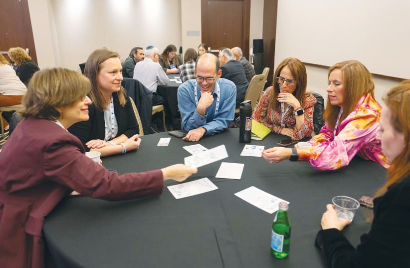  PARTICIPANTS TAKE part in the recent IETA gathering. (photo credit: Stephen Jaffe)