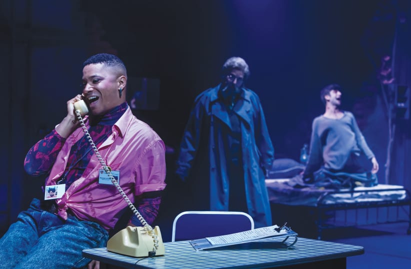  A SCENE from ‘Angels in America – Perestroika.’ (photo credit: KFIR BOLOTIN)