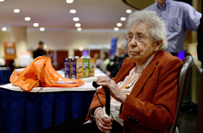 Kathy Goldman, founder of Food Bank for New York City, attends the organization's 29th Annual Conference on Hunger and Poverty at Marriott Marquis Times Square, Feb. 13, 2020. (photo credit: Eugene Gologursky/Getty Images for Food Bank for New York City)