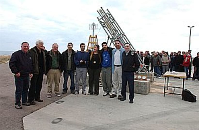 technion rocket project (photo credit: Technion)