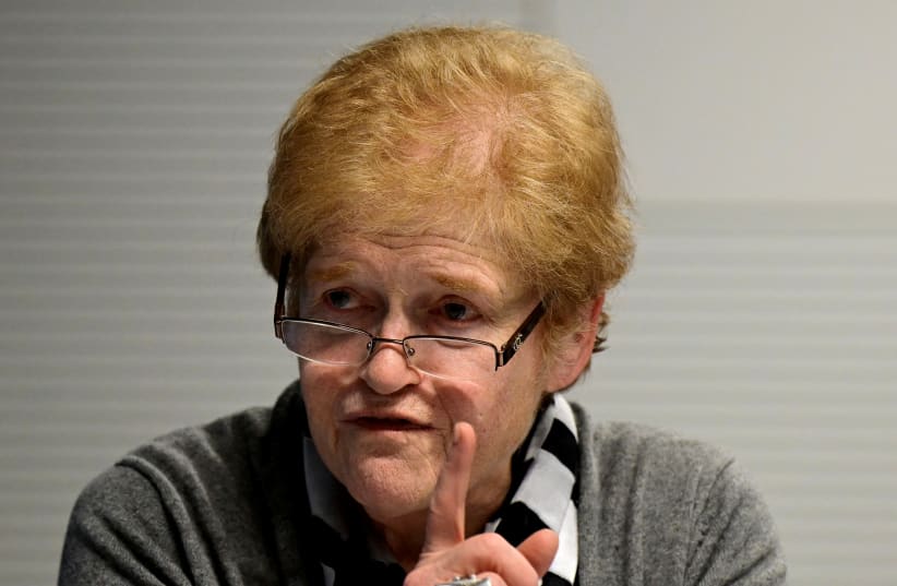  The United States Special Envoy for Monitoring and Combating Anti-Semitism Deborah Lipstadt speaks during a press conference during a meeting of Special Envoys and Coordinators on Combatting Antisemitism on January 30, 2023 in Berlin. (photo credit:  JOHN MACDOUGALL/Pool via REUTERS)