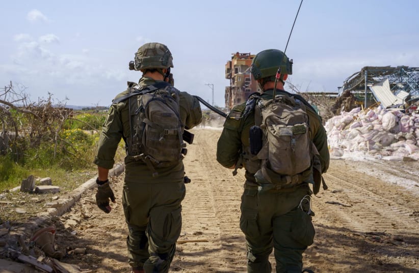  Nahal Brigade in combat in the Gaza Strip, March 15, 2024. (photo credit: IDF SPOKESPERSON'S UNIT)