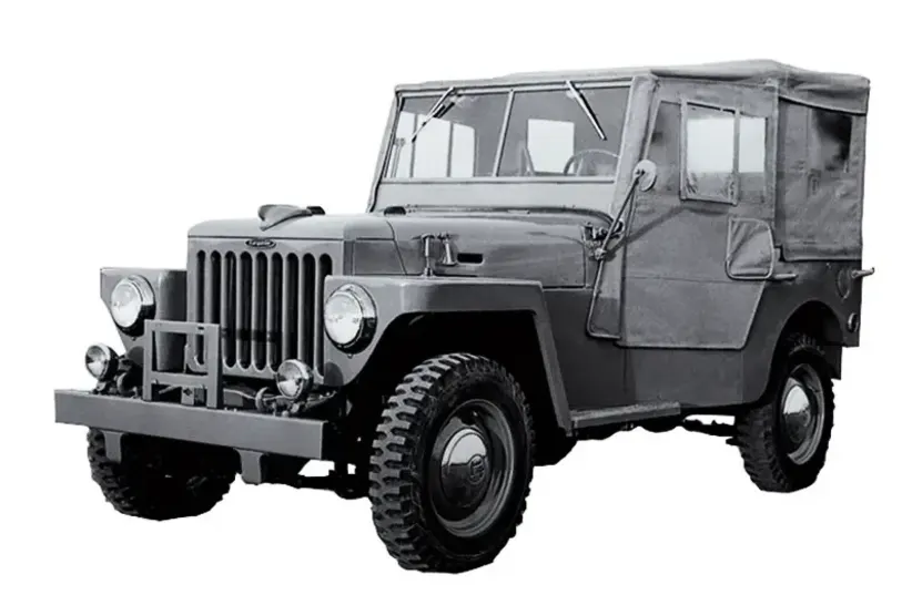  Toyota BJ, built quickly on the basis of the American Jeep and a small truck  (photo credit: PR)