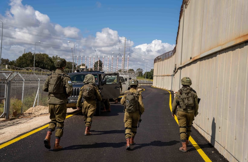   IDF troops operate in the West Bank. March 22, 2024. (photo credit: IDF SPOKESPERSON'S UNIT)