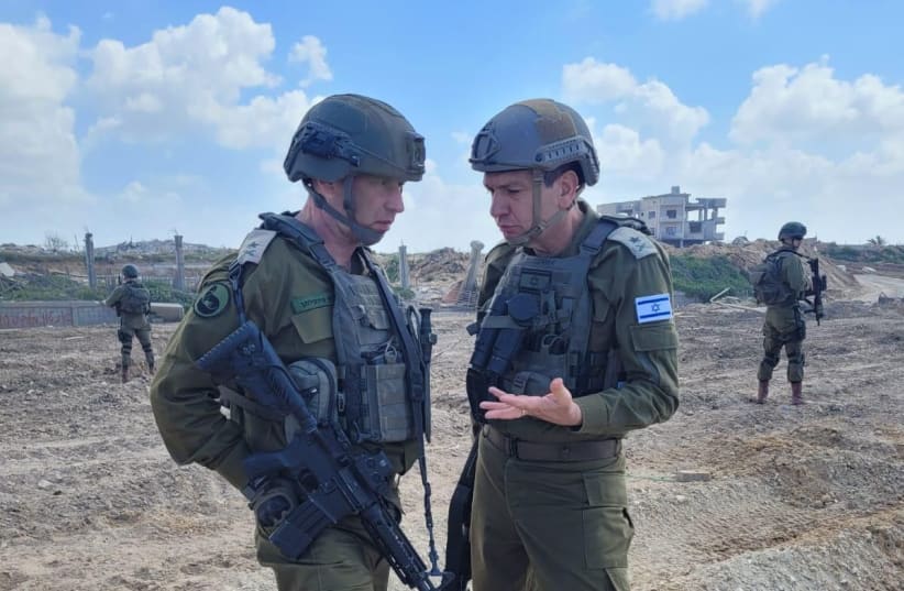  Commanding Officer of the Southern Command Yaron Finkelman at Shifa Hospital, March 23, 2024.  (photo credit: IDF SPOKESPERSON'S UNIT)