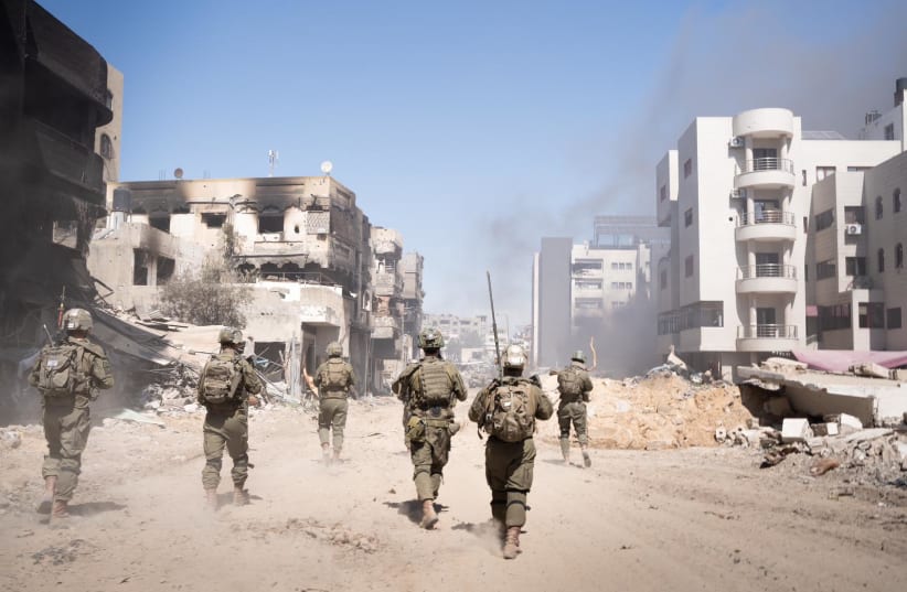  IDF soldiers operate in the Gaza Strip, Mach 27, 2024 (photo credit: IDF SPOKESPERSON'S UNIT)