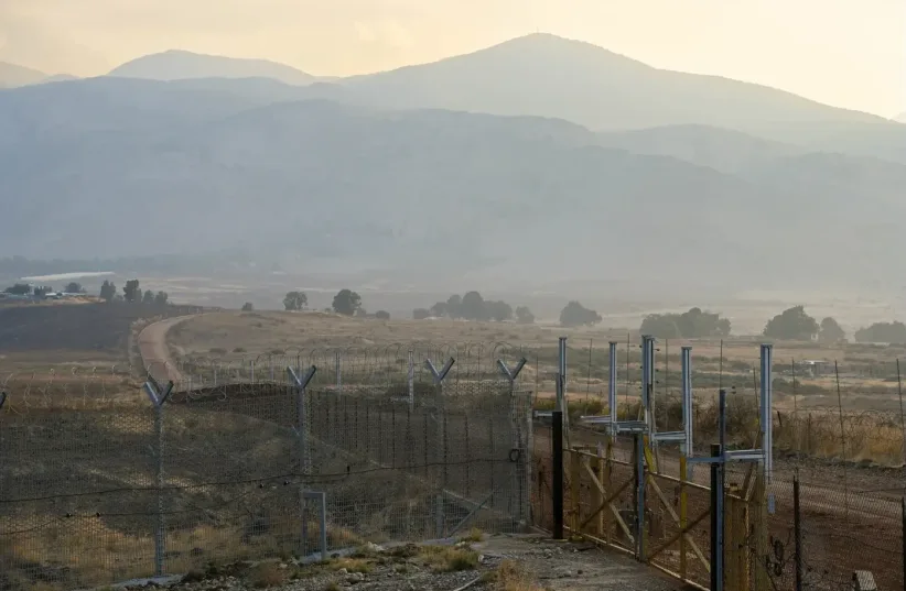  The border fence between Israel and Lebanon. (photo credit: MICHAL GILADI/FLASH90)