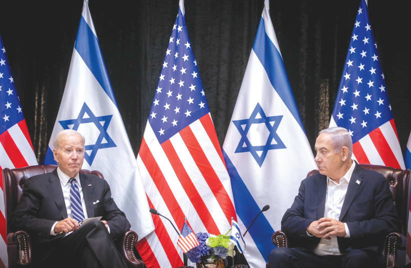  Prime Minister Benjamin Netanyahu's handling of the relationship with the US during the Israel-Hamas war has been far from flawless. (photo credit: MIRIAM ALSTER/FLASH90)