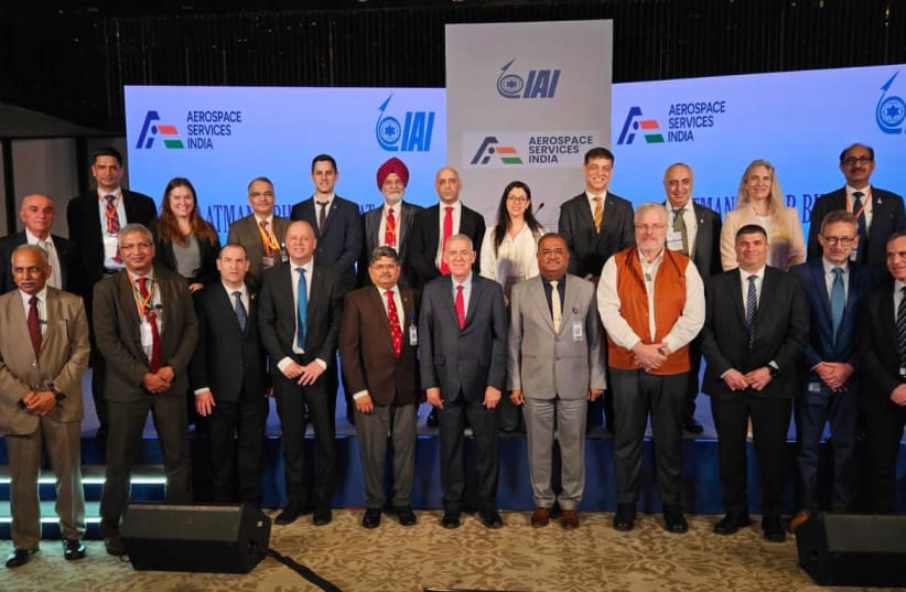 Israel Aerospace Industries launches AeroSpace Services India (ASI)  in New Delhi, furthering its presence in India. (photo credit: IAI)