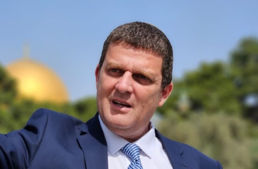  Knesset member Amit Halevi on the Temple Mount (photo credit: 'In Our Hands for the Sake of the Temple Mount')