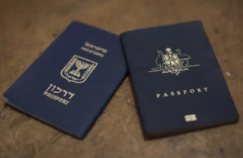  Israeli passport  (photo credit: Yonatan Zindel/Flash90)