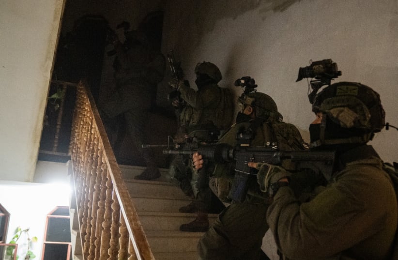  IDF soldiers operate in the West Bank. April 5, 2024 (photo credit: IDF SPOKESPERSON'S UNIT)