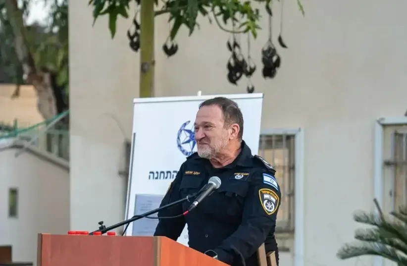 El jefe de la policía israelí, Kobi Shabtai (photo credit: ISRAEL POLICE SPOKESPERSON"S UNIT)